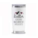 Hasdon-Hill Realtor Tumbler, Stainless Steel Insulated Travel Coffee Mug for Real Estate Agent 20 oz