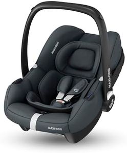 Maxi-Cosi CabrioFix i-Size, Baby Car Seat, 0–12 Months, Max. 12kg, Lightweight Car Seat Newborn (3.2kg), Large Sun Canopy, Extra Padded Seat, Fits Most Maxi-Cosi Pushchairs, Essential Graphite