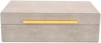 XIGEXIGE Ivory Shagreen box Faux Le