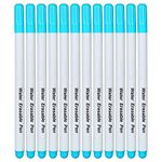 ikis Exceptional Water Erasable Pen for Stitching Material Tailor Tools/Temporary Marking on Fabrics/Leather/Wood for Marking Purpose Set of 12 Pecs