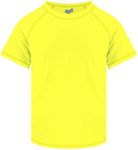 Boys Rash Guard Swim Shirt Short Sleeve for Toddler Kids Youth Rashguard Water Shirt UPF+ 50 Quick Dry Swimming Shirt, Yellow, 10-12 Years