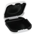 Haosie Hearing Aid Case, 2.6 x 2.6 x 1in ABS Portable Hearing Aid Storage Box for 2 Hearing Aids