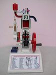 NAVKAR SYSTEMS Plastic Diesel Engine Model 4 Stroke Demonstration Model Multicolor