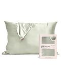 Kitsch Satin Pillowcase for Hair & Skin - Softer Than Silk Pillowcase for Hair and Skin | Cooling Satin Pillowcases with Zipper | Satin Pillow Case Cover (Standard/Queen (1 Pack), Sage)