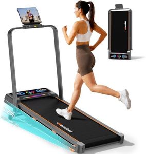 WENOKER Walking Pad with 10% Auto Incline (Black Orange)