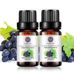 2-PACK Grape Essential Oil 100% Pure Oganic Plant Natrual Flower Essential Oil for Diffuser Message Skin Care Sleep - 10ML