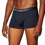 Emporio Armani Men's Cotton Stretch Boxer Brief, Marine, X-Large