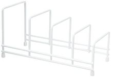 Delfinware 2625W White Plate Storage Rack