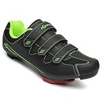 Cycling Shoes for Men Women Compatible with Peloton Bike SPD & Delta for Indoor Spin Cycle Road Bike Shoes with Delta Cleats Included, Black GR 41