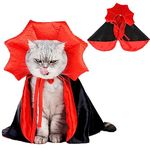 CCINEE Dog Cat Halloween Costume,Vampire Devil Cape Cloak Pet Costume for Cats Dogs Halloween Costume Party Supply