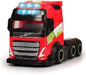 Dickie Toys 203747011 Load Heavy Transporter, Large Truck with Trailer and Wind Turbine, with Light and Sound, Toy for Children from 3 Years, Multicoloured