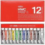 Holbein Artist's Watercolors Set of 12 5ml Tubes W401