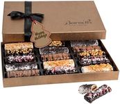 Christmas Gift Baskets, 15 Chocolate Crepes Gourmet Holiday Cookies Gifts for Women, Cookie Gift Box Ideas Food Delivery for Coworkers Family Friends