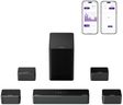 ULTIMEA 7.1 Channel Surround Sound System for TV with Dolby Atmos, 460W Soundbar with 6.5" Wireless Subwoofer, APP Control, 4 Surround Speakers, Home Theater Audio System, Poseidon D80