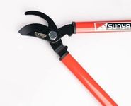 SUNYA Bypass Classic Lopper with Compound Action, Professional Bypass Lopper, Tree Trimmers Secateurs with Shock Absorbing Effort-Saving Handle Garden Lopper - Pruning Tool