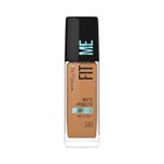 Maybelline New York Fit Me Matte + Poreless Liquid Foundation, pore minimising Foundation, lightweight formula suitable for daily use, Matte Finish Foundation for Indian Skin - 340 Cappucino, 30 ml