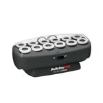 BaBylissPRO Ceramix Xtreme Ceramic Hair Setter for Volume Waves and Curls with 12 Rollers (6 large and 6 jumbo), Butterfly Clips and Pins