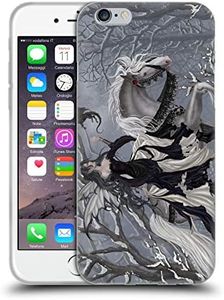 Head Case Designs Officially Licensed Nene Thomas Snow Fairy Horse with Dragon Winter Has Begun Soft Gel Case Compatible with Apple iPhone 6 / iPhone 6s