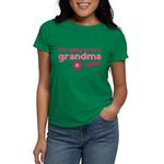 CafePress I'm Going to Be A Grandma Again Women's Dark T Shi Womens Cotton T-Shirt