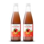 Dr. Vaidya's Apple Cider Vinegar | Burns Excess Fat | Promotes Weightloss | Garcinia, Raw Turmeric, and Honey | No Added Sugar | (450Ml Each) Pack Of 2