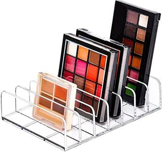 TAVVKE Large Eyeshadow Palette Organiser Acrylic Makeup Organiser Ideal Make Up Organiser Cosmetic Storage System for Makeup Cosmetics and Other Items (17.2x12.5x4.3cm)
