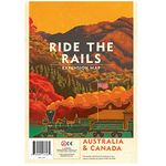 Ride The Rails: Australia & Canada Expansion-Board Game Expansion by Capstone Games 3-5 Players-Board Games for Family 60 Minutes of Gameplay-Kids and Adults Ages 12+, IR203CTG