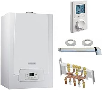 Chaudière Gaz Condensation MPX MI Slim De Dietrich 33 kW Complète (DOSSERET + DOUILLES + VENTOUSE) avec thermostat filaire