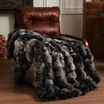 BENVWE Fluffy Faux Fur Throw Blanke