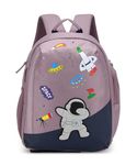 HOT SHOT 1358 Junior Series Spaceman Bag|School Bag|Tuition Bag|Kids Bag|Boys&Girls 22 L School Bag,Purple