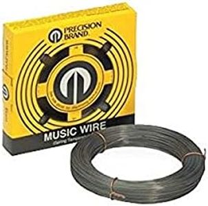 Precision Brand 039-21045 Music Wire, 0.045″ Diameter, 1 lb. Coil, High Carbon, Spring Tempered, C1085 Steel, 309 KSI Min Tensile Strength, 342 KSI Max Tensile Strength