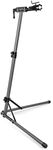 SereneLife Home Mechanic Bicycle Repair Stand - Height Adjustable, 360° Clamp Rotation w/Upgraded Collar & Leg Supports, Holds Up to 80 lbs, Mountain Bike Holder Cleaning or Maintenance Tool Kit