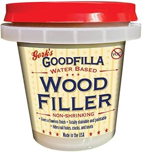 Water-Based Wood & Grain Filler - Base/Neutral - 8 oz By Goodfilla | Repairs, Finishes & Patches | Paintable, Stainable, Sandable & Quick Drying