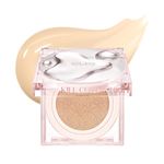 CLIO KILL COVER HIGH GLOW CUSHION ([Refill Included] 14g*2, 3 LINEN) - Foundation Cushion, Korean Cushion, Glowy Skin Makeup I Valentines Gifts