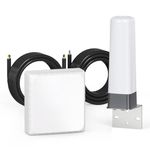 INVCALL T10 Cell Signal Booster for Home Telus, Bell, Rogers - Latest Tower Cell Phone Booster Band 66/4/25/2/5/7/12/17 Designed for Weak Signal Areas Cell Phone Control 70dB Adjustable Gain