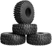 AllinRC 2.2inch RC Crawler Tires 1/10 RC Crawler Wheel Tires Set for Axial SCX10 RR10 Wraith 1/10 RC Rock Crawler (4PCS)