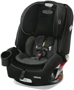 Graco Grows4Me 4-in-1 Car Seat, Convertible Infant to Toddler Car Seat and Booster, West Point Design, for 10 Years of Safe, Comfortable Journeys