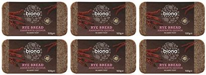 (6 Pack) - Biona - Org Amaranth Quinoa Rye Bread | 500g | 6 Pack Bundle