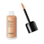 KIKO Milano Full Coverage 2-in-1 Foundation & Concealer 09 - WB 60 | 3 in 1 foundation and concealer, superior coverage