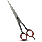 Danial High Carbon 6.5 Inch Professional Stainless Steel Stone Adjustable Screw Hair Cutting Scissor - Barber Tool for Men's Haircut, Mustache, Beard Grooming, Salon Hair Trimming