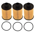 HIFROM (Pack of 3) Replacement Oil Filter 68229402AA Compatible with 2014-2019 Ram 1500 3.0L EcoDiesel Engine Replaces 68109834AA 68492616AA CH11794 P1014 HU7018Z WL10060