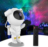 Bargainpop Astronaut Night Light Projector for Kids LED Night Lamp Star Projector Galaxy Lighting Ceiling Stars with Remote Control for Bedroom, Nursery Children Room