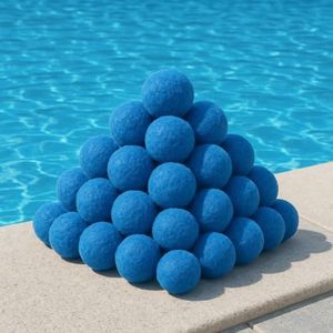 HISUMER Filter Balls for Sand Filter Systems 1000 g Filter Balls Pool Replacement for 35 kg Filter Sand and Quartz Sand Reusable Filter Balls for Aquarium and Pool Accessories Pool Filter Swimming