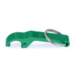 MK Aluminium Bottle Opener Key Ring Key Chain Green 10 Pcs