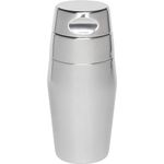 Alessi Cocktail Shaker in 18/10 Stainless Steel Mat, Satin Silver, 25 cl