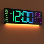 JALL 16" Large Digital Wall Clock w