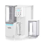 Vortex Air - H2 Oasis Reverse Osmosis Water Filtration System, Countertop RO Instant Hot & Cold Water Dispenser, Water Purifier Machine, Mineral Infusion, Alkaline RO System (White)
