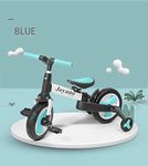 Joyano® 5-in-1 Kids Tricycle/Balance Bike/Push Bike with Pushbar for 2-8 Yrs Kids (Blue)