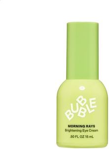 Bubble Skincare Morning Rays Brightening Eye Cream - Vitamin C Under Eye Cream for Dark Circles & Puffiness - Enriched with Green Tea Extract to Calm, Protect & Soothe Skin (15ml)