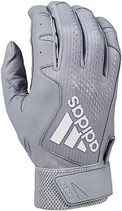 adidas Adult adizero 4.0 Batting Glove,Grey,XL
