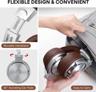 OneOdio Wired Over-Ear Headphones – Brown